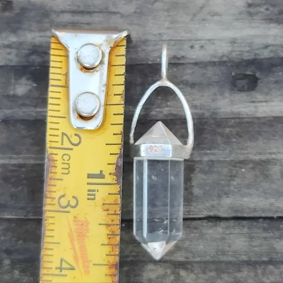 Sterling Silver Quartz Pendant - Picture 7 of 7